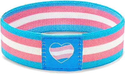 yfstyle Pride Rainbow Bracelets Wristbands for Women & Men - Matching LGBT Pride Stretch Bands - Waterproof & Trans Accessories