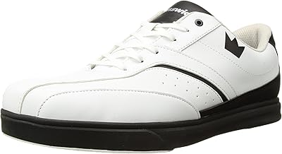 Brunswick Vapor Mens Bowling Shoe WhiteBlack