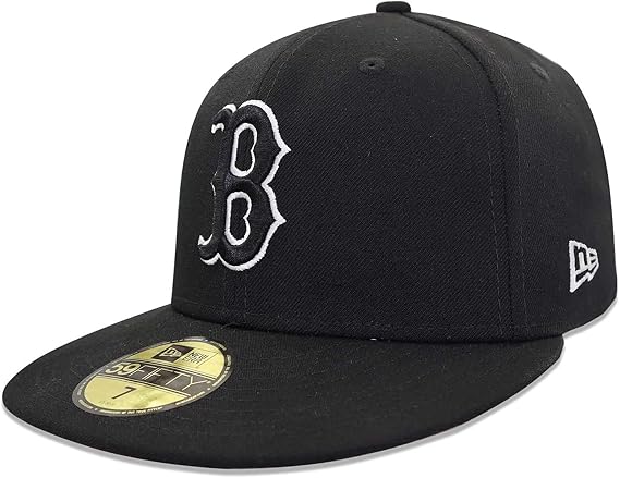 Men's MLB Boston Red Sox Basic 59Fifty Fitted Hat Outline