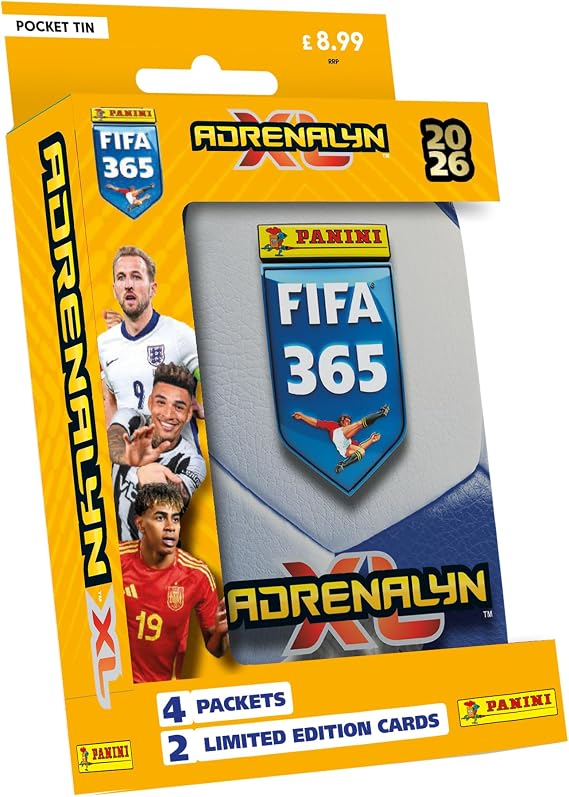 Panini FIFA 365 Adrenaline XL Trading Card - Pocket Tin