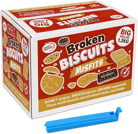 Sweet Dreams Broken Biscuits 1.3kg Jystock Freshness Bundle with Clip