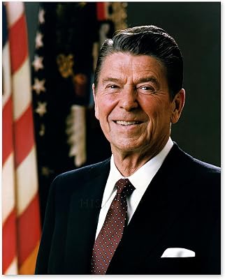 HISTORIX Ronald Reagan 40th President of the United States Official Portrait Photo Print Poster