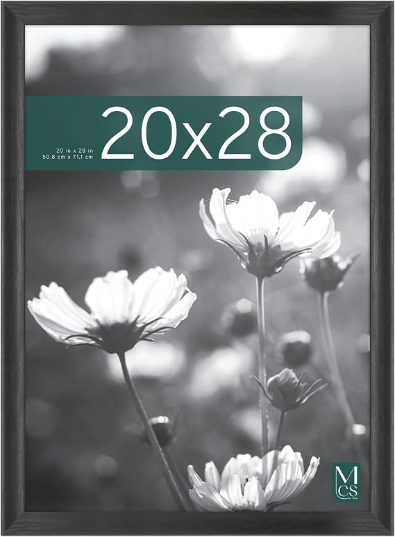 MCS Studio Gallery Classic Poster Frame, 20x28, Black Woodgrain