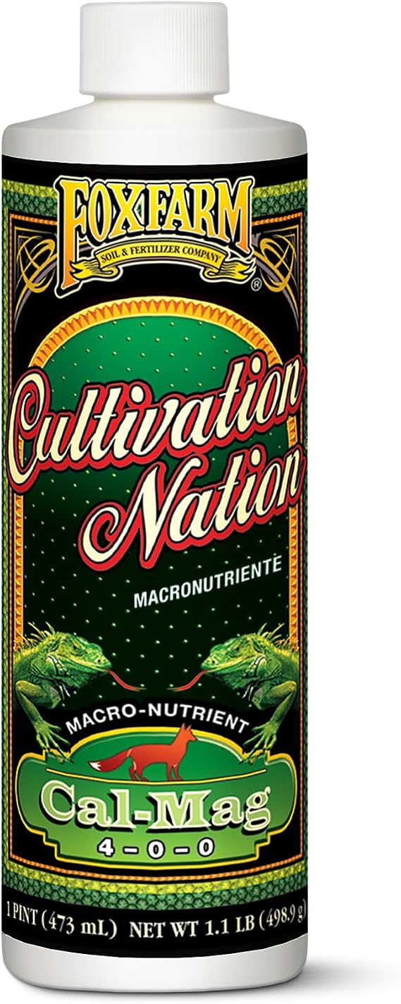 FoxFarm Cultivation Nation Cal-Mag for Plants - 4-0-0, 3% Calcium, 1% Magnesium - 1-Pint