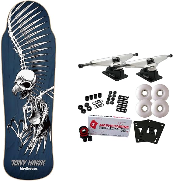 Birdhouse Skateboard Complete Hawk Full Skull 2 9.75" X 32"