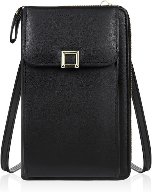 Small Crossbody Bags for Women, PU Leather Phone Purse Wallet, Mini Crossbody Purse with Adjustable Shoulder Strap