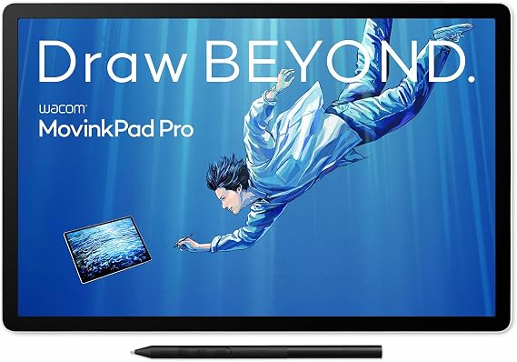 Wacom MovinkPad Pro 14, Android 15 Standalone Tablet, incl. Wacom Pro Pen 3 | Drawing Tablet (no PC required), OLED display for True Blacks, Exceptional Contrast, Fast Response, Premium Textured Glass