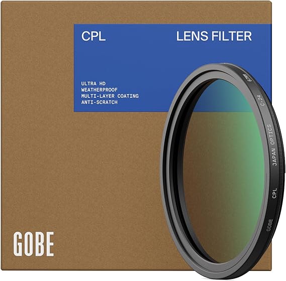 Gobe 49mm Circular Polarizing (CPL) Lens Filter