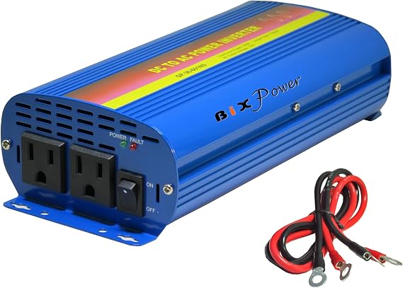 36V (29V ~ 45V) DC to 110V AC 600W True Pure Sine Wave AC Power Inverter