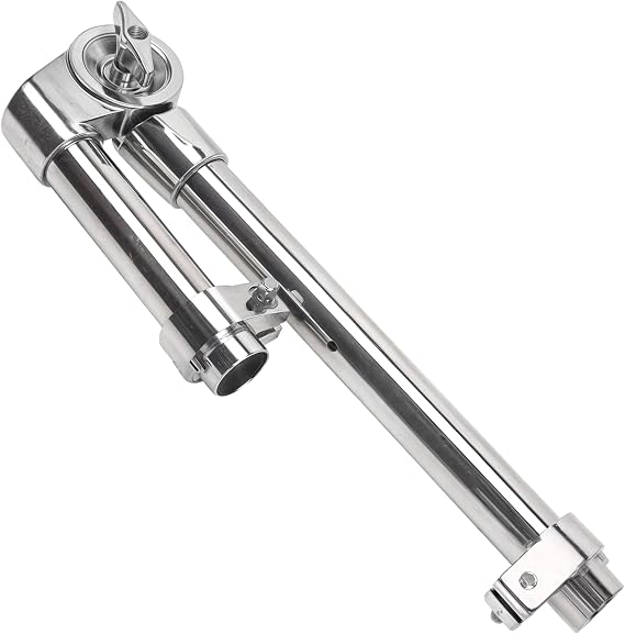 Single Tom Stand Mount Holder Percussion Clamp: Bass Drum Mounting Bracket - Hardware Parts Musical Instrument Replacement Accessory for Sound Drums (Size: 10.6" x 5.6", 1PC)