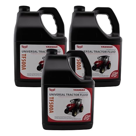 Yanmar TF500A Universal Tractor Transmission/Hydraulic Fluid (UTF) 1 Gallon Jug, Pack of 3