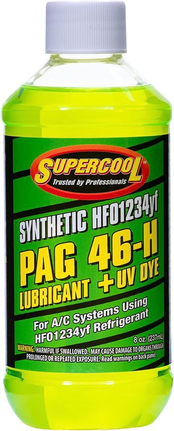 TSI Supercool 27262D 1234yf PAG 46 Viscosity with UV Dye 8oz 1-Pack