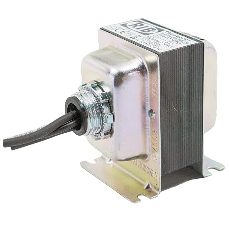 FUNCTIONAL DEVICES Rib TR20VA001 120 to 24 VAC, 20VA,30 to 140 F, Foot and Single Threaded HUB Mount, Transformer