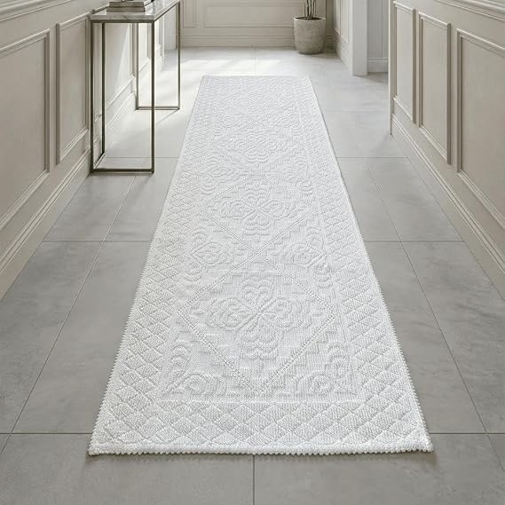 Julio%100 Doğal Pamuklu Dokuma Kilim Yolluk 55x155 cm
