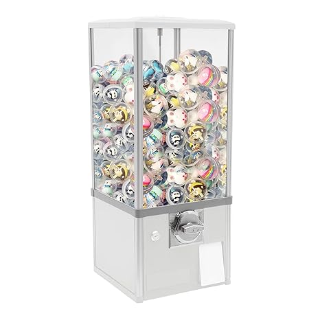 25 Cent Vending Machine, Big Capsule Vending Machine Commercial Vending Machine for 2 Inch Round Capsules Gumballs Bouncy Balls