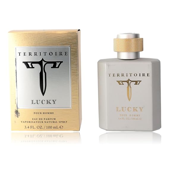 Territoire Classic Lucky Eau de Parfum, Fresh Woody Perfume for Men, 100ml