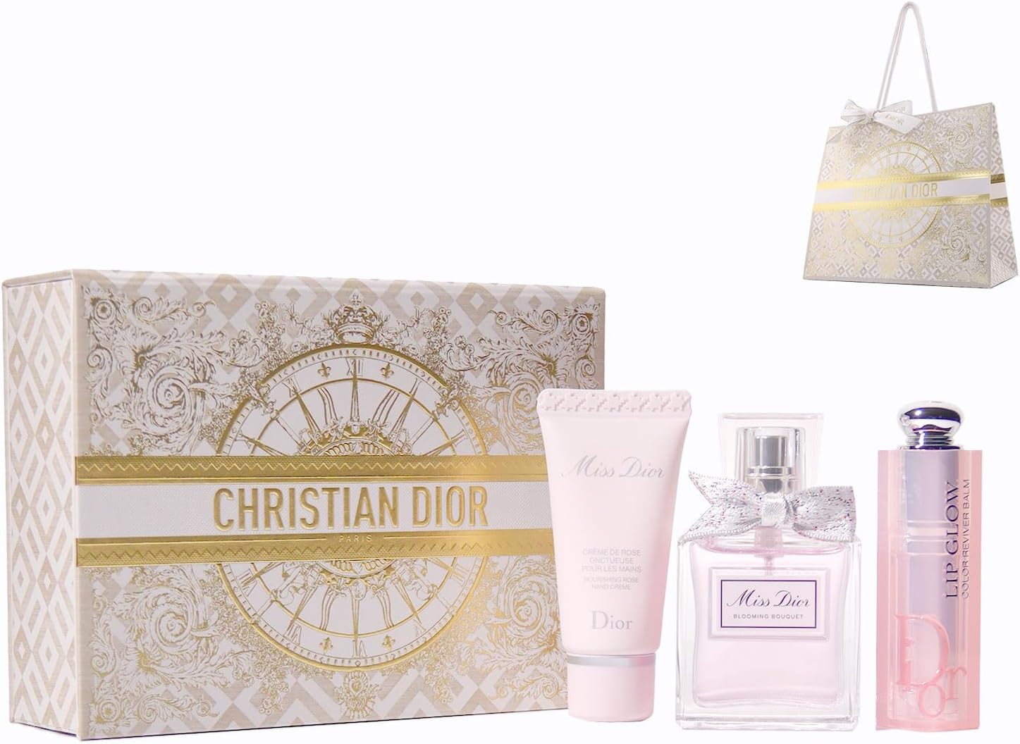 Dior Miss Dior CoffreyMiss Dior Blooming Bouquet EDT PerfumeDior Addict Lip Grow 001 PinkMiss Dior Hand CreamChristmas Present Gift 2024