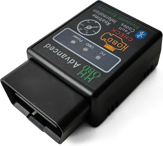 Bluetooth OBD2 Wireless Scanner Diagnostic Tool, Vehicle Code Reader for Car, Scan Tool Reset & Clear Check Car Engine Light, Compatible with iOS & Android & Windows
