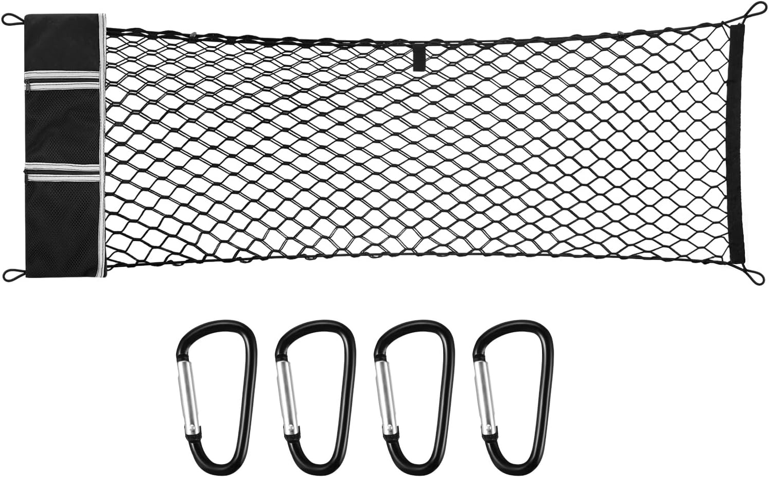 Cargo Net for Pickup Truck Bed Compatible with Chevy Chevrolet SilveradoGMC Sierra 1500 2500 HD 3500 HD Accessories 2000-2026 Divider Mesh Organizer Storage Netting Automotive Grocery Holder
