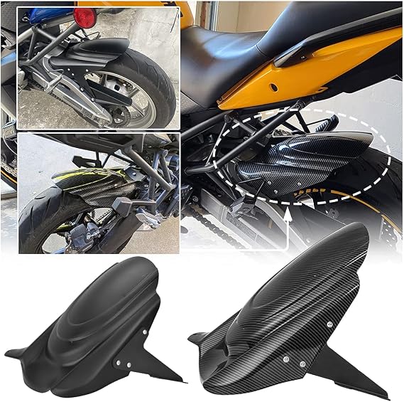 Motorcycle Rear Tire Hugger Fender Mudguard Splash Guard for Versys650 Versys 650 KLE650 KLE 650 2007 2008 2009 2010 2011 2012 2013 2014 2015 2016 2017 2018 2019 2020 2021 2022 2023 (Black)