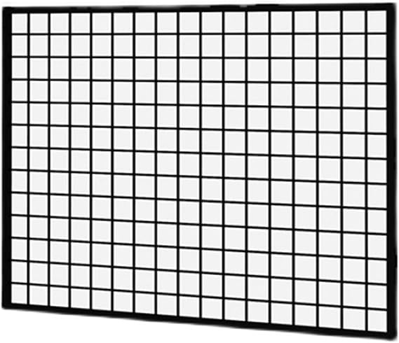 Gridwall Panels,Heavy Duty Commercial Grade Retail Display Racks,Photo Grid Wall Shelf,Home Bedroom Office Grid Storage Units,Store Shopfitting Decorative Shelves,Black,63X23.63In