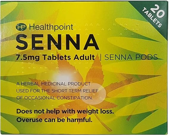 Healthpoint Senna Pods Tablets 7.5mg 03/23