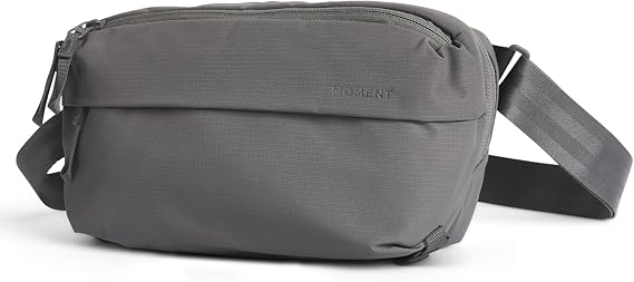 Moment Everything Sling - 2L - Gray - Weatherproof Everyday Crossbody Waist Bag