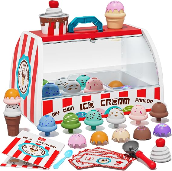 Lehoo Castle Ice Cream Toys for Toddlers 3-5, Toys for 3 4 Year Old Girls