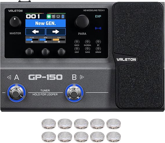VALETON Multi-Effect Processor 200+ HD Modelling Effects IR Charging/NAM