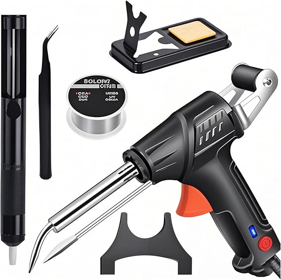 Fast-Heating Handheld Laser Welding Machine, Laser Welder - 3 In 1 Rust Removal/Cutting/Welding, Internally Heated Industrial Laser Welding Tools, For Metal(Black)