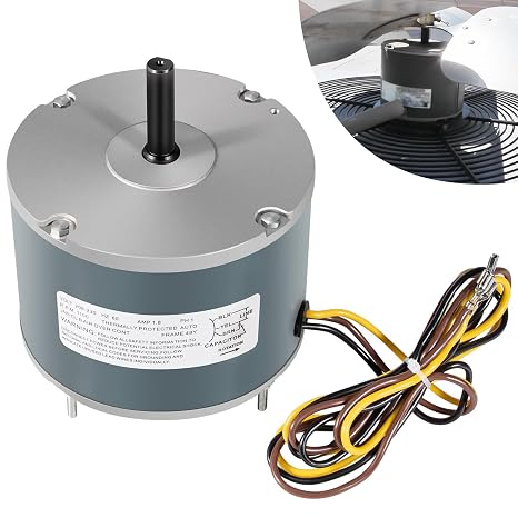 Replace for Genteq #GE3905 Condenser Fan Motor Carrier 5KCP39EGS070S 5KCP39EGY823S, Dayton 6DLL0, Bryant Payne HC39GE234A HC39GE237A Replacement AC Condenser Fan Motor,1/4 HP, 1100 RPM, 208-230V
