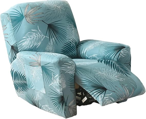 Recliner Slipcovers 4-Pieces Lazyboy Recliner Covers Recliner Couch Covers Recliner Chair Cover Non Slip Reclining Slipcovers with Storage Pockets Furniture Protector for Living Room