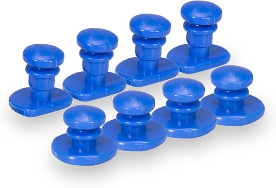 BARWALT Knee Pad Replacement Buttons, 8 Pack, Assembled in the USA