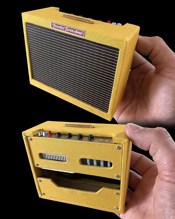 Axe Heaven Fender 1959 Tweed Twin Scale Miniature Collectible Amp - FTW-AMP-1
