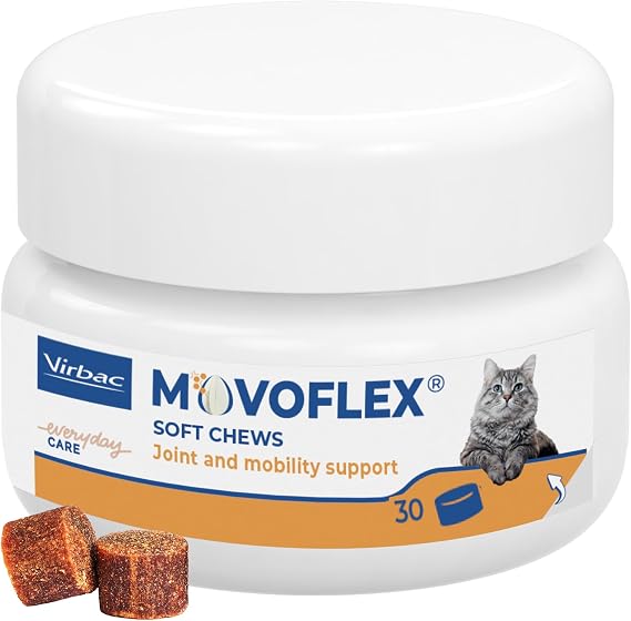 Virbac Movoflex Joint Supplements for Cats | Joint Support | 30 Joint Chews