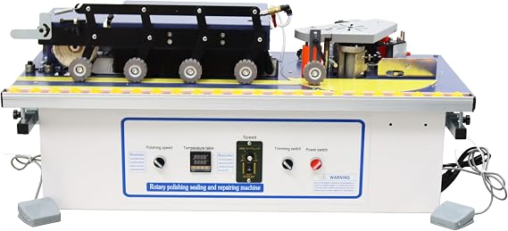 110V Automatic Edge Banding Machine Multi-Function Sealing and Repairing Machine Conveying Speed: 0-15m/min