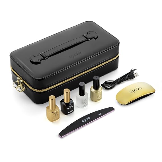 Apres Nail GEL-X Kit Professional Starter Kit |Premium Quality | 10 Sizes 0-9 | No Size 00 Included | 2022 Version (Kit Only)
