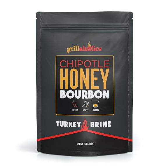 Grillaholics Chipotle-Honey-Bourbon Turkey Brine Mix 16 oz Bag