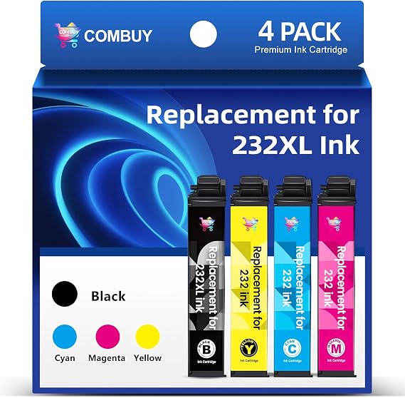 Remanufactured for 232XL Ink Cartridge Combo Pack for Epson XP-4200 WF-2930