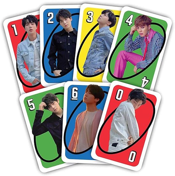 BTS Official UNO!! Special Cards! + Celebrate Photo Card Set