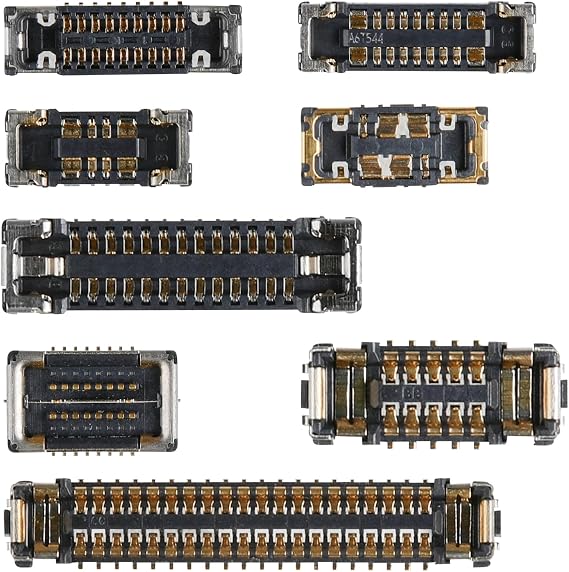 8 Pcs Motherboard Socket Connector B Kit for iPhone XR