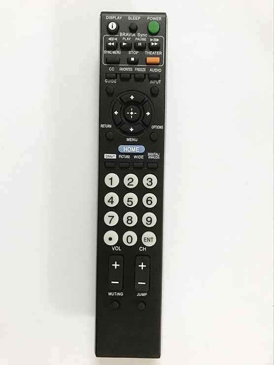 Replacement Remote Control for Sony KDL-40V4100 KDL-40D3000 KDL-40WL135 KDL-37M4000 Bravia LCD HDTV