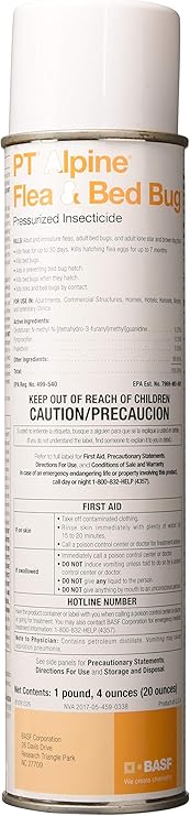 PT Alpine Flea & Bed Bug Pressurized Insecticide - 14 oz.