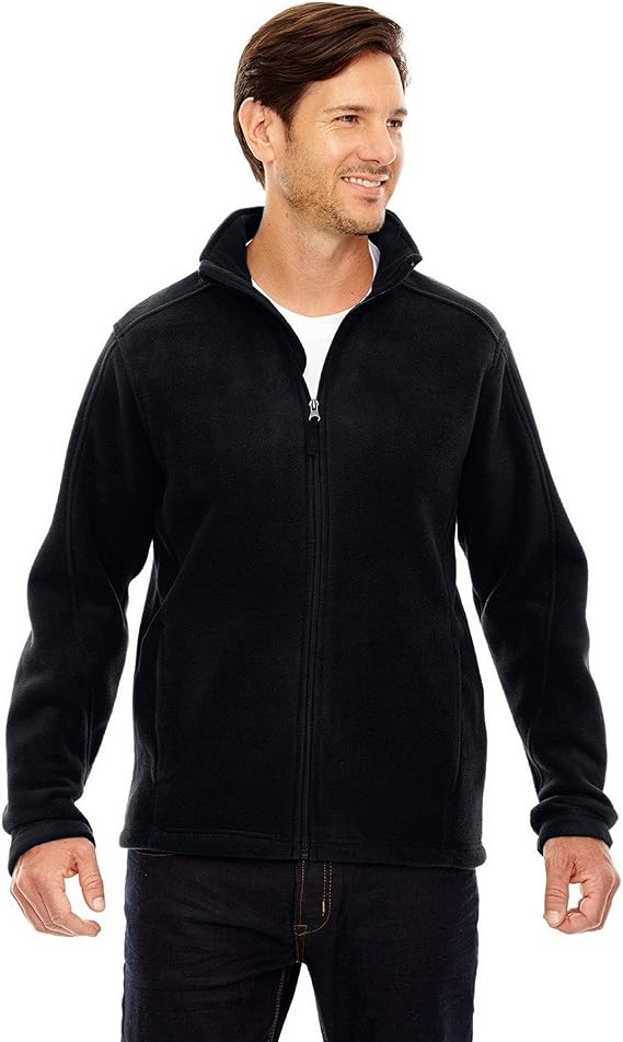 Ash City - Core 365 Men's Tall Journey Fleece Jacket XLT BLACK
