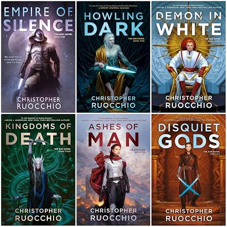 Sun Eater Series 6 Books Set Paperback Edition - Empire of Silence, Howling Dark, Demon in White, Kingdoms of Death, Ashes of Man, Disquiet Gods