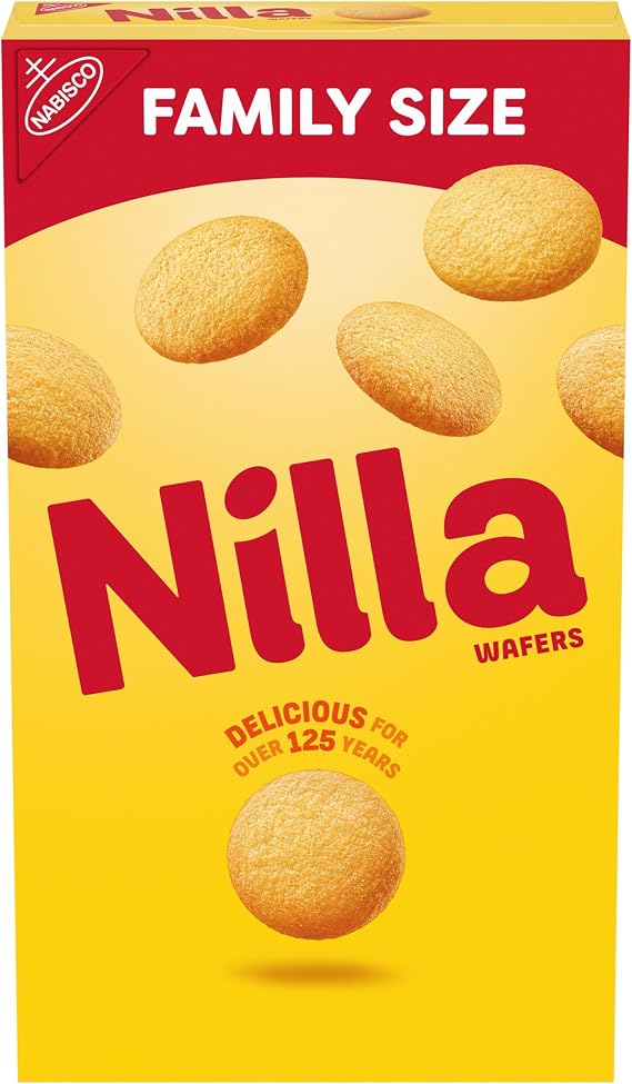 Nilla Wafers Cookies, Vanilla Wafers, Family Size, 425 ml