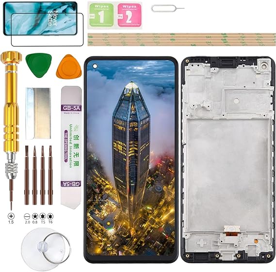 LCD Display Assembly for Samsung Galaxy A21S SM-A217F/DSN, A217F, A217F/DS, A217M, A217N Screen Replacement kit