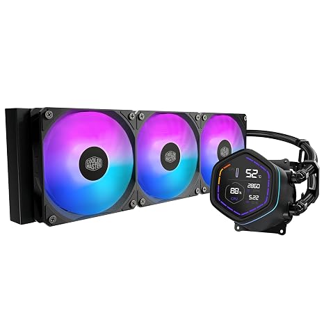 Cooler Master MasterLiquid Core Nex Digital 360 ARGB MLX-D36M-A18PA-RD 360mm Siyah İşlemci Sıvı Soğu