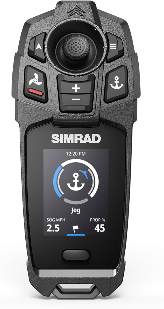 Simrad 000-16160-001 RECON FreeSteer Trolling Motor Joystick Remote, Black