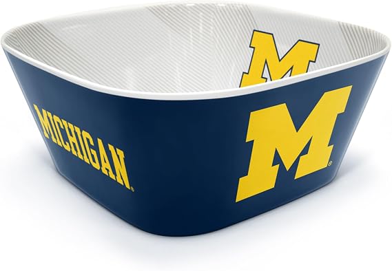 YouTheFan NCAA Michigan Wolverines Large Party Bowl
